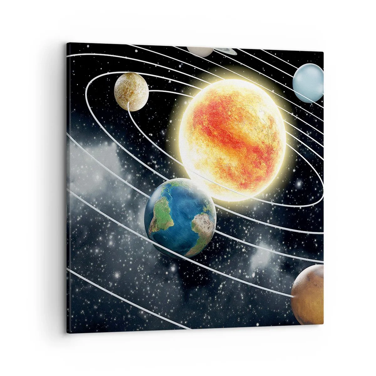 Vászonkép - Kozmikus tánc - 50x50 cm