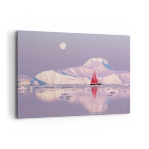 Vászonkép - A vitorla melege, a jég hidege - 120x80 cm