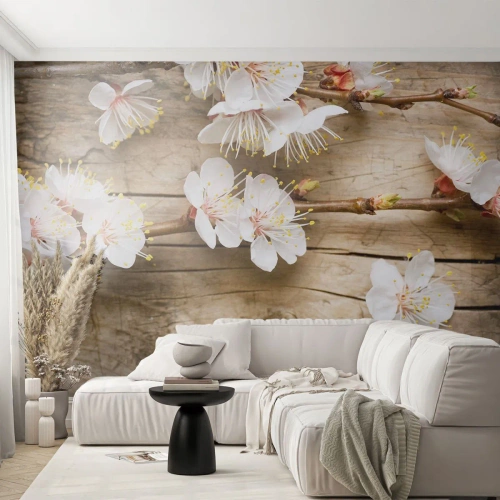 Öntapadós Fotótapéta Deluxe Sticker - És tavasz lett - Virágok, Gally Virággal, Természet - 250x175 cm