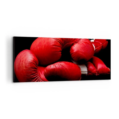 Vászonkép - A küzdelem érzelmei mögöttünk vannak - 100x40 cm