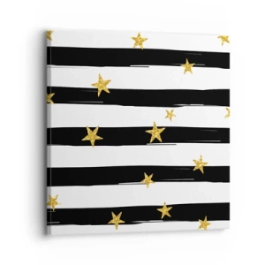 Vászonkép - Mindannyian szerencsés csillag alatt születtünk - 30x30 cm