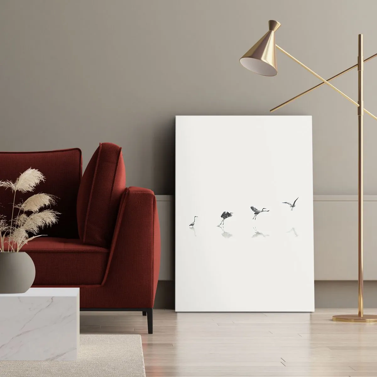 Vászonkép - Négy egyszerű lépés - 50x70 cm