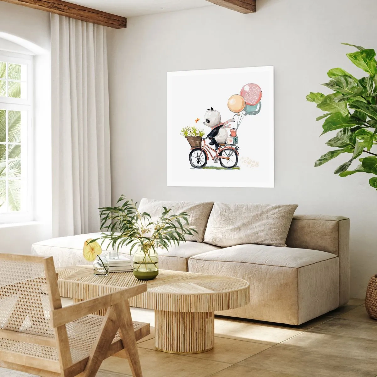 Poszter - Boldog nap - 50x50 cm