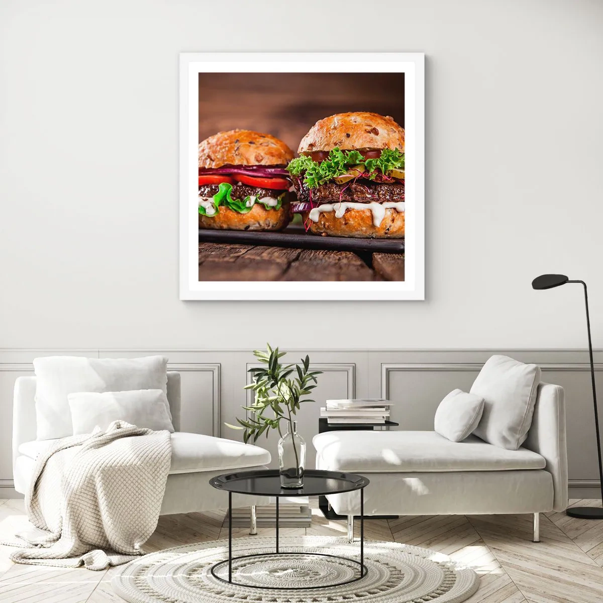 Poszter fekete keretben - American dream - 50x50 cm