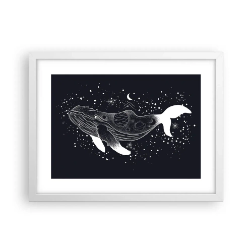 Poszter fekete keretben - Az univerzum óceánjában - 40x30 cm