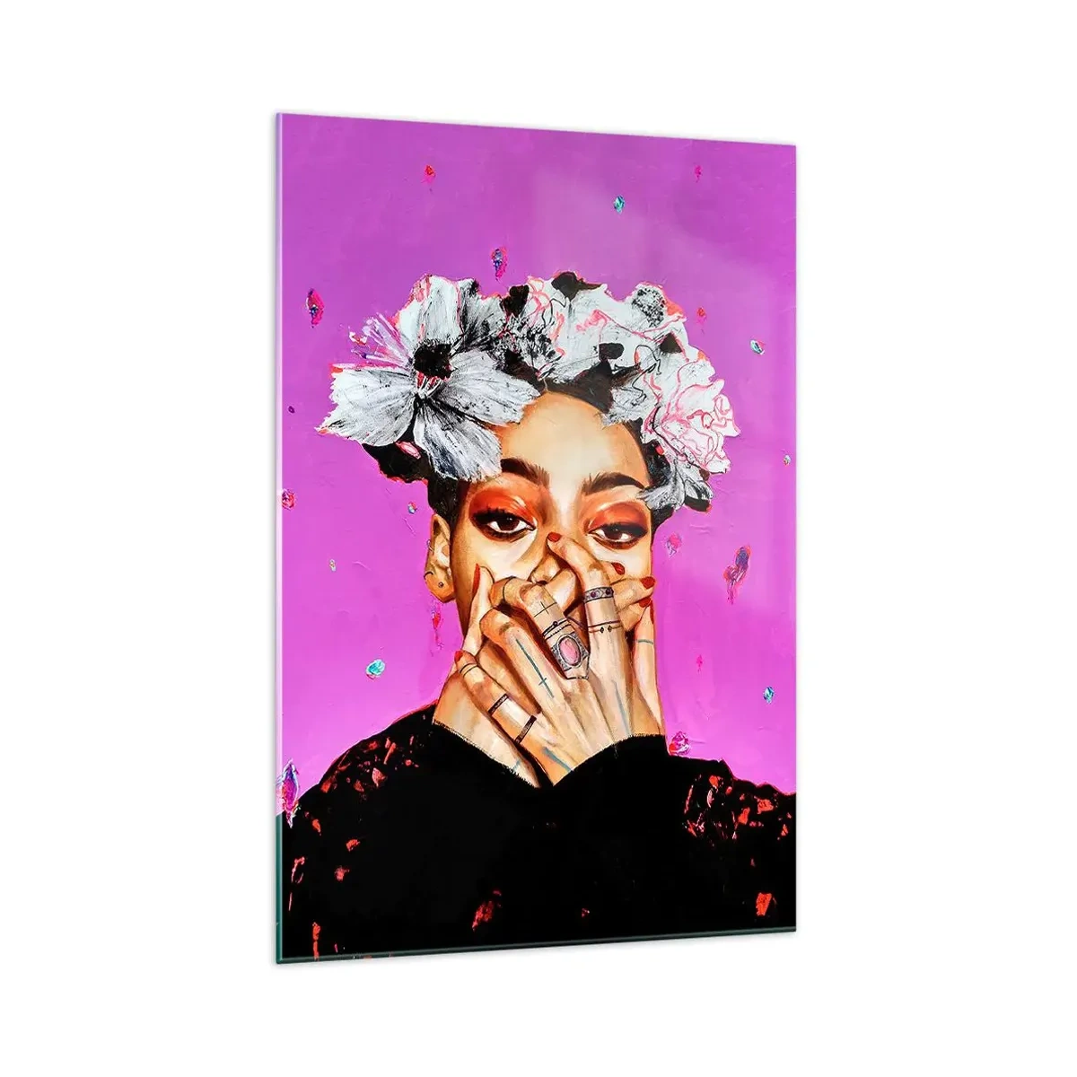 Üveg kép - Egy kis őrültség - 70x100 cm