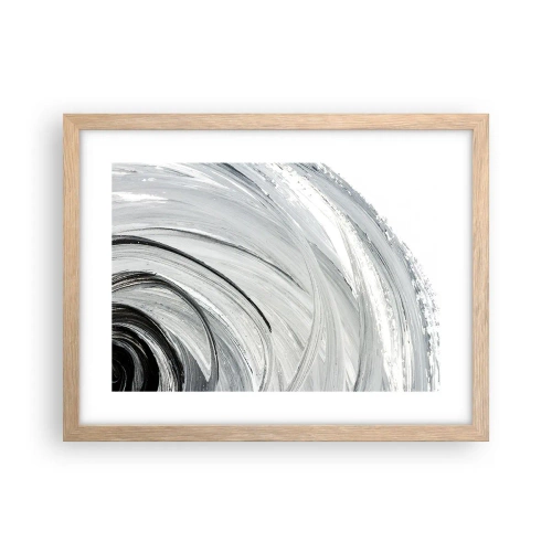 Poszter világos tölgy keretben - Orbitális kompozíció - 40x30 cm