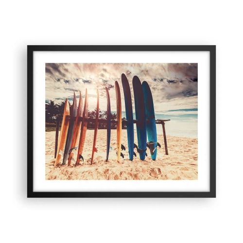 Poszter fehér keretben - Jó éjszakát, holnapig - 50x40 cm