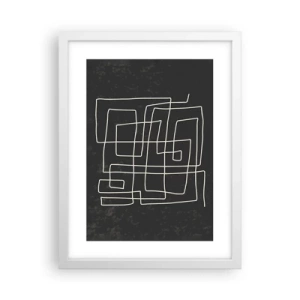 Poszter fekete keretben - Nem olyan egyszerű - 30x40 cm