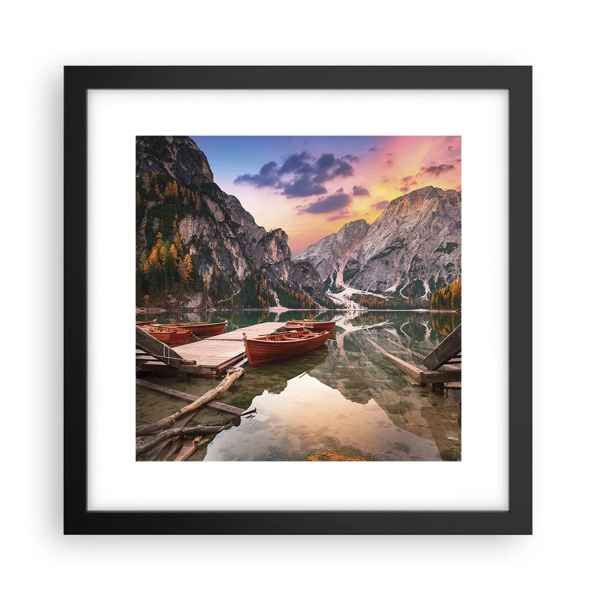 Poszter fehér keretben - A nap ígérete - 30x30 cm