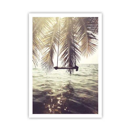 Poszter - Tetszés szerint hintázhat a felhők között - 70x100 cm