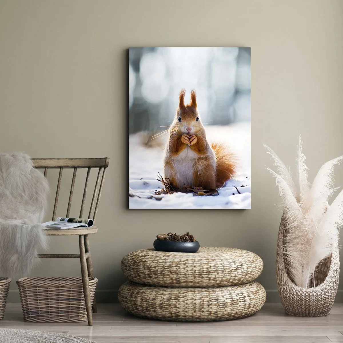 Vászonkép - Mit nézel? - 65x120 cm