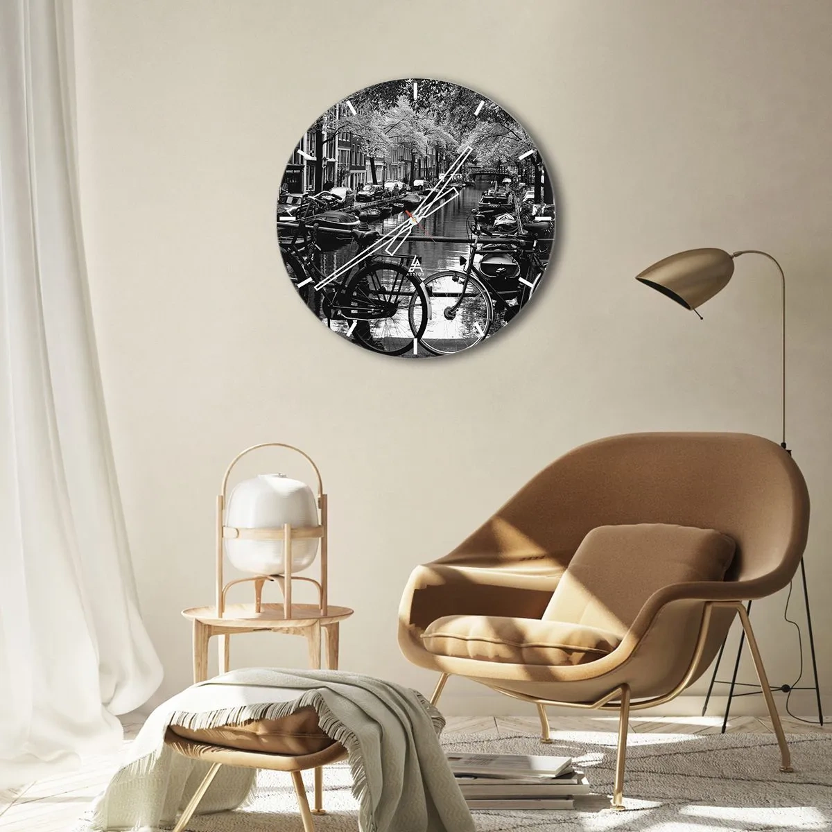 Falióra, Óra - Nagyon holland látvány - 40x40 cm