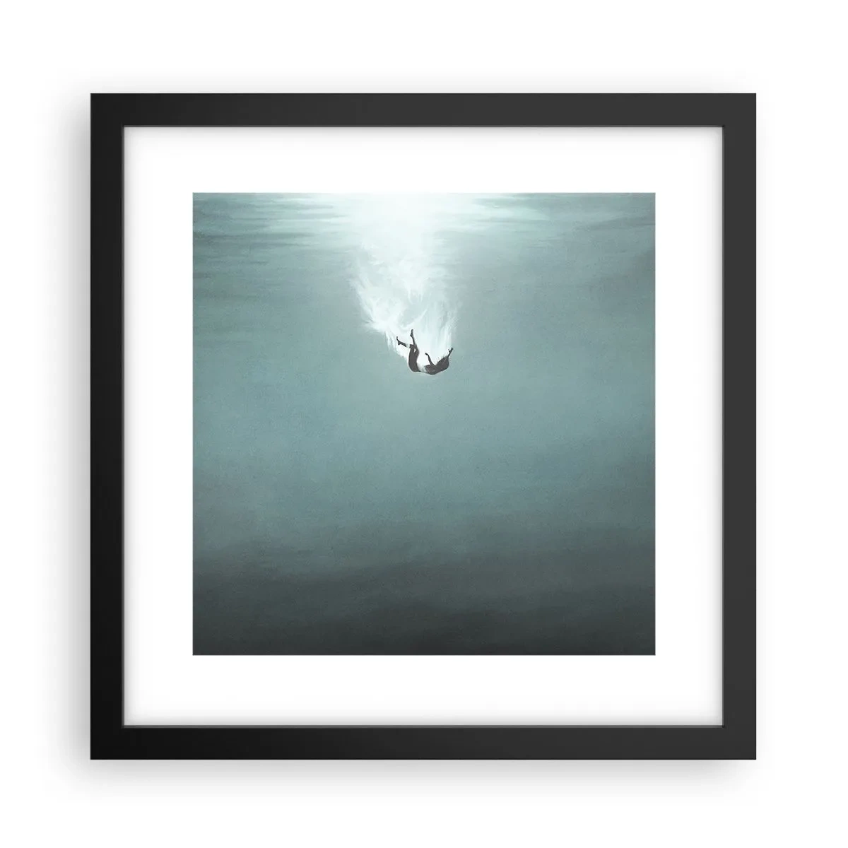 Poszter fehér keretben - Az óceán ölelésében - 30x30 cm