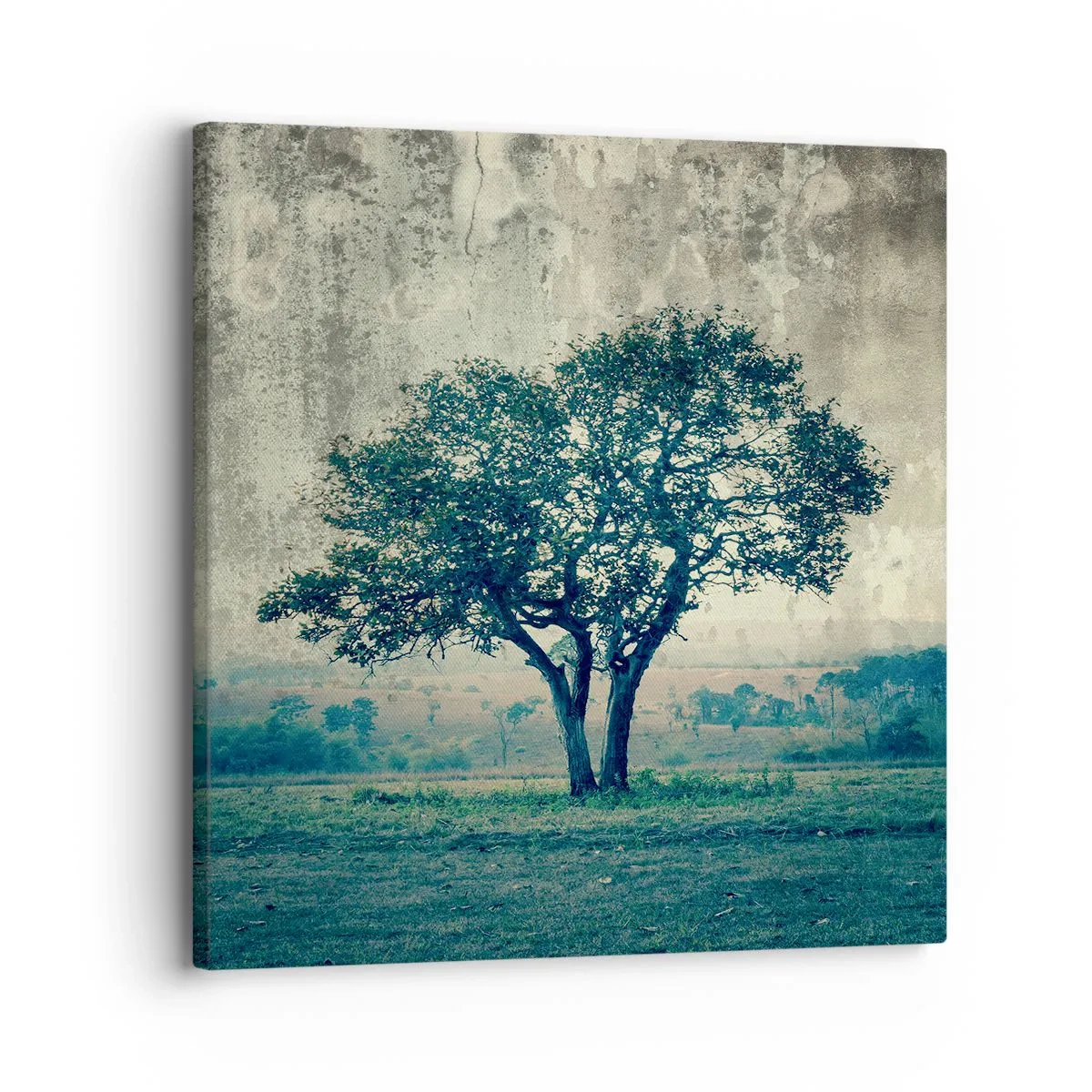 Vászonkép - Almafa a kék mezőn? - 30x30 cm
