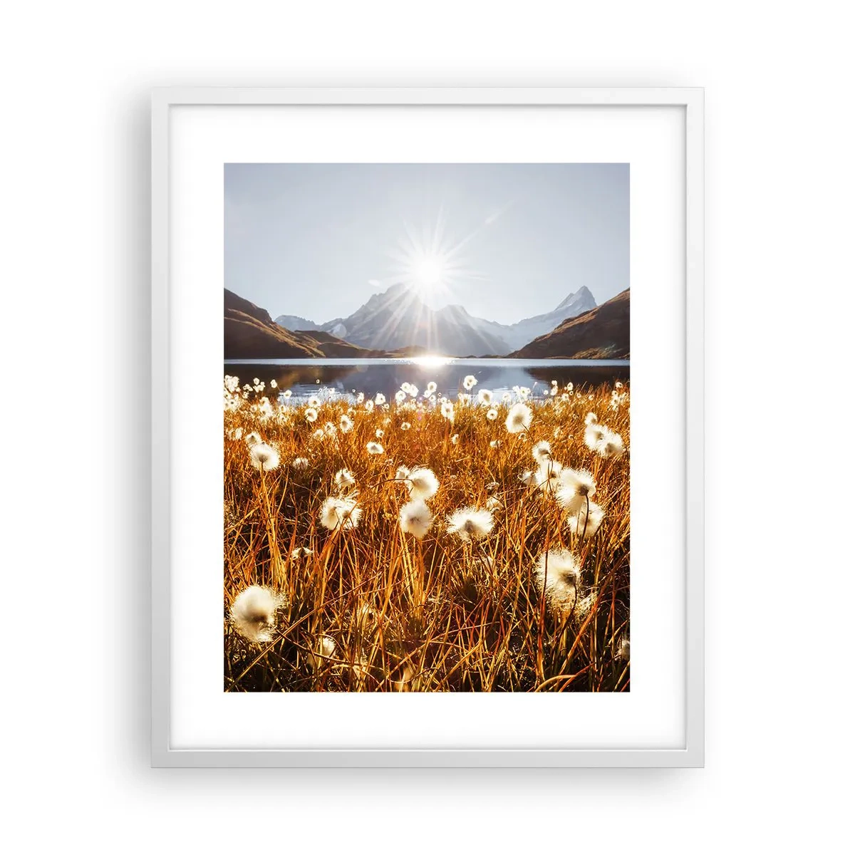 Poszter fekete keretben - Szikla keménysége, fű lágysága - 40x50 cm