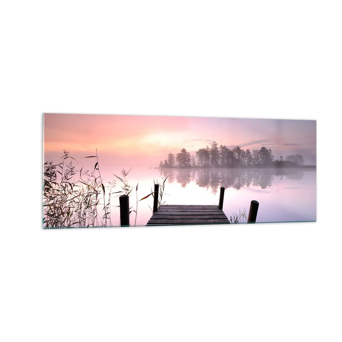 Üveg kép - A lila ködből... - 140x50 cm