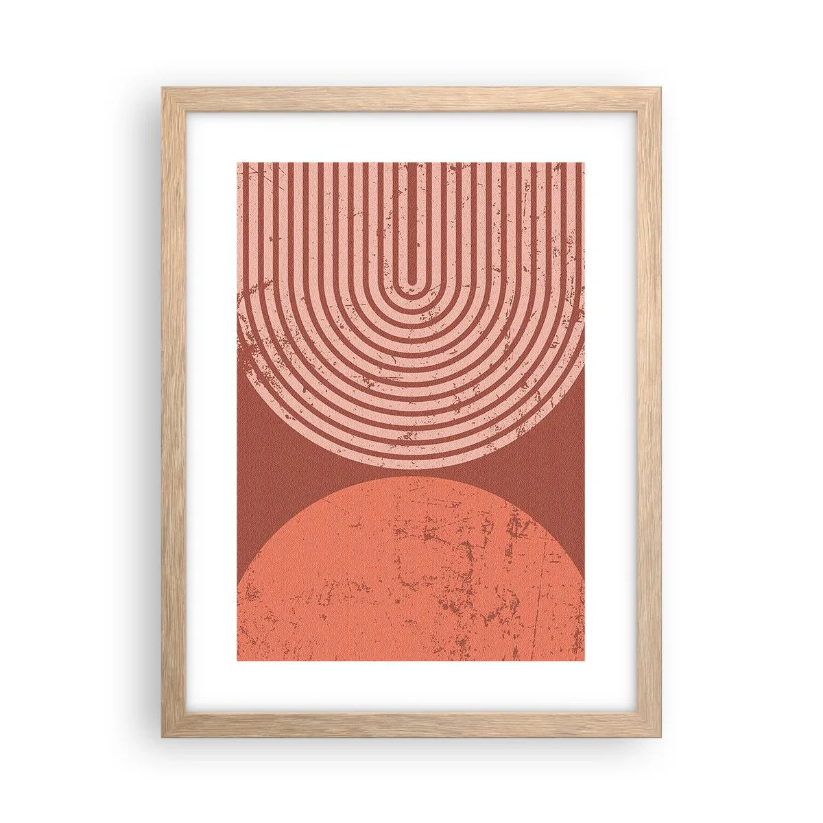 Poszter világos tölgy keretben - Szoros kapcsolat - 30x40 cm