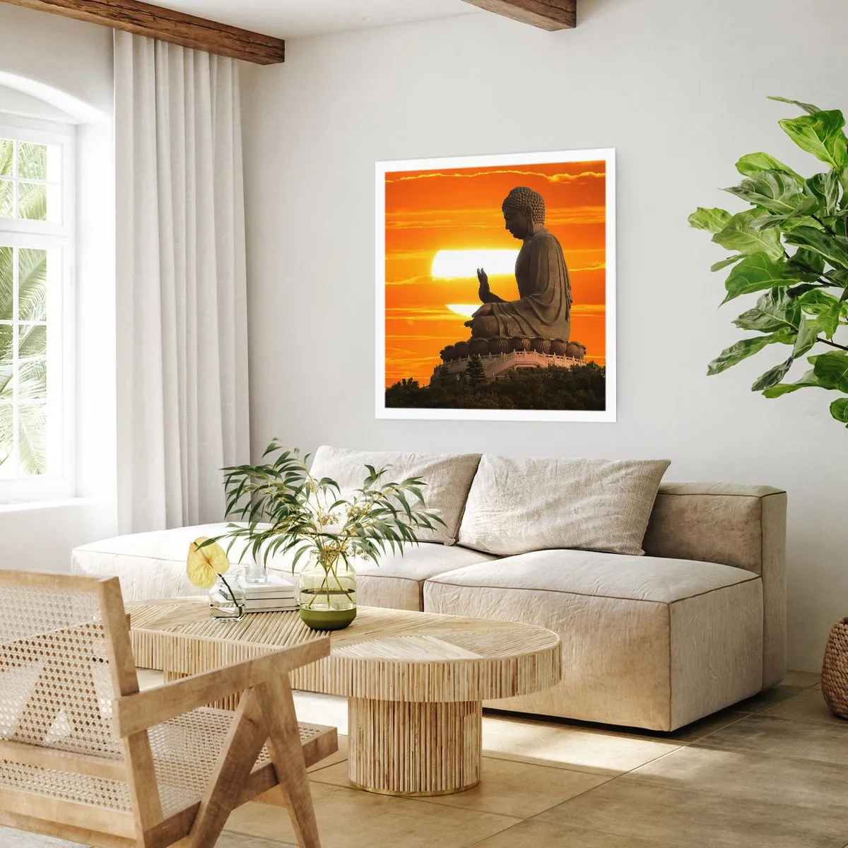 Poszter - Félelem nélkül a világtól - 40x40 cm