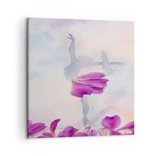 Vászonkép - Gyengéd, mint a virág - 50x50 cm