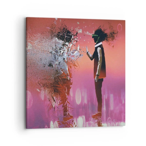 Vászonkép - Tudsz magadba nézni? - 70x70 cm