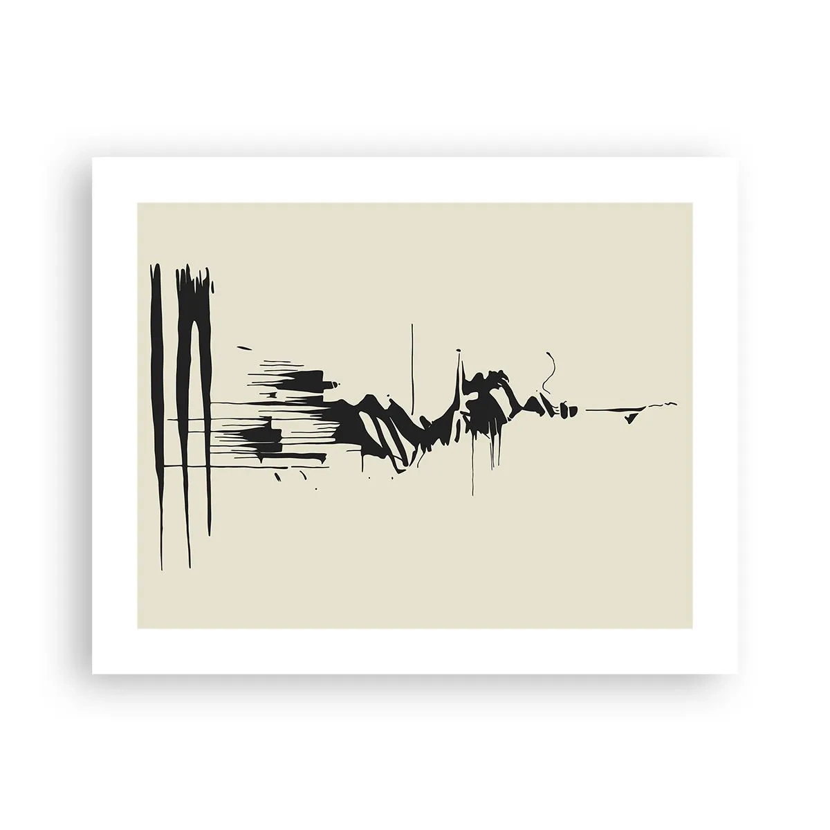 Poszter - Sietős absztrakció - 50x40 cm