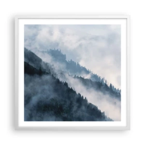 Poszter fekete keretben - A hegyek misztikája - 60x60 cm