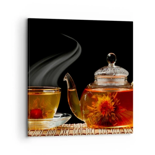 Vászonkép - A teafőzés varázsa és művészete - 70x70 cm