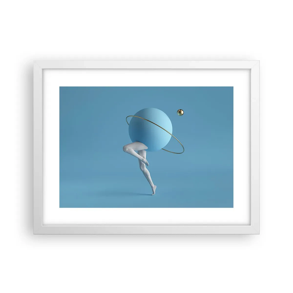 Poszter fekete keretben - És a bolygók megbolondulnak - 40x30 cm