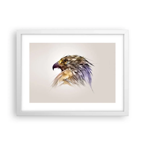 Poszter fekete keretben - Egy harcos portréja - 40x30 cm