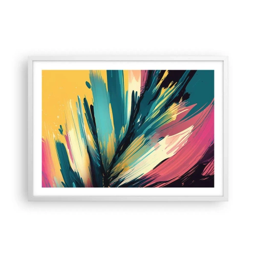 Poszter fekete keretben - Kompozíció - az öröm robbanása - 70x50 cm