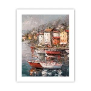 Poszter - Romantikus kikötő - 40x50 cm