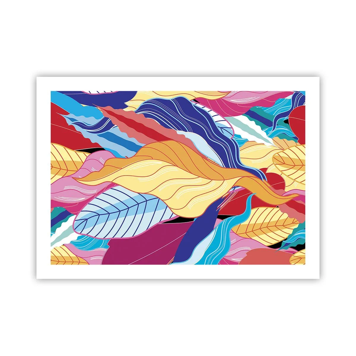 Poszter - Színes rendetlenség - 70x50 cm
