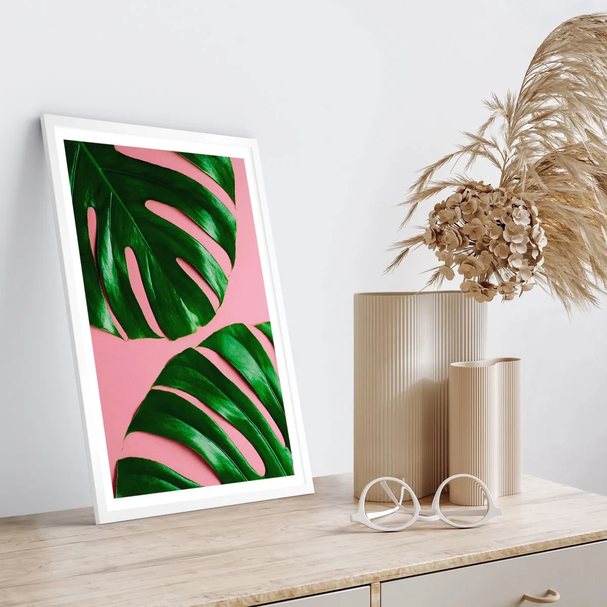 Poszter fekete keretben - Zöld rendez-vous - 40x50 cm