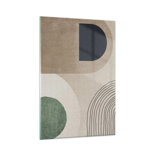 Üveg kép - Egy ovális szelídsége - 80x120 cm