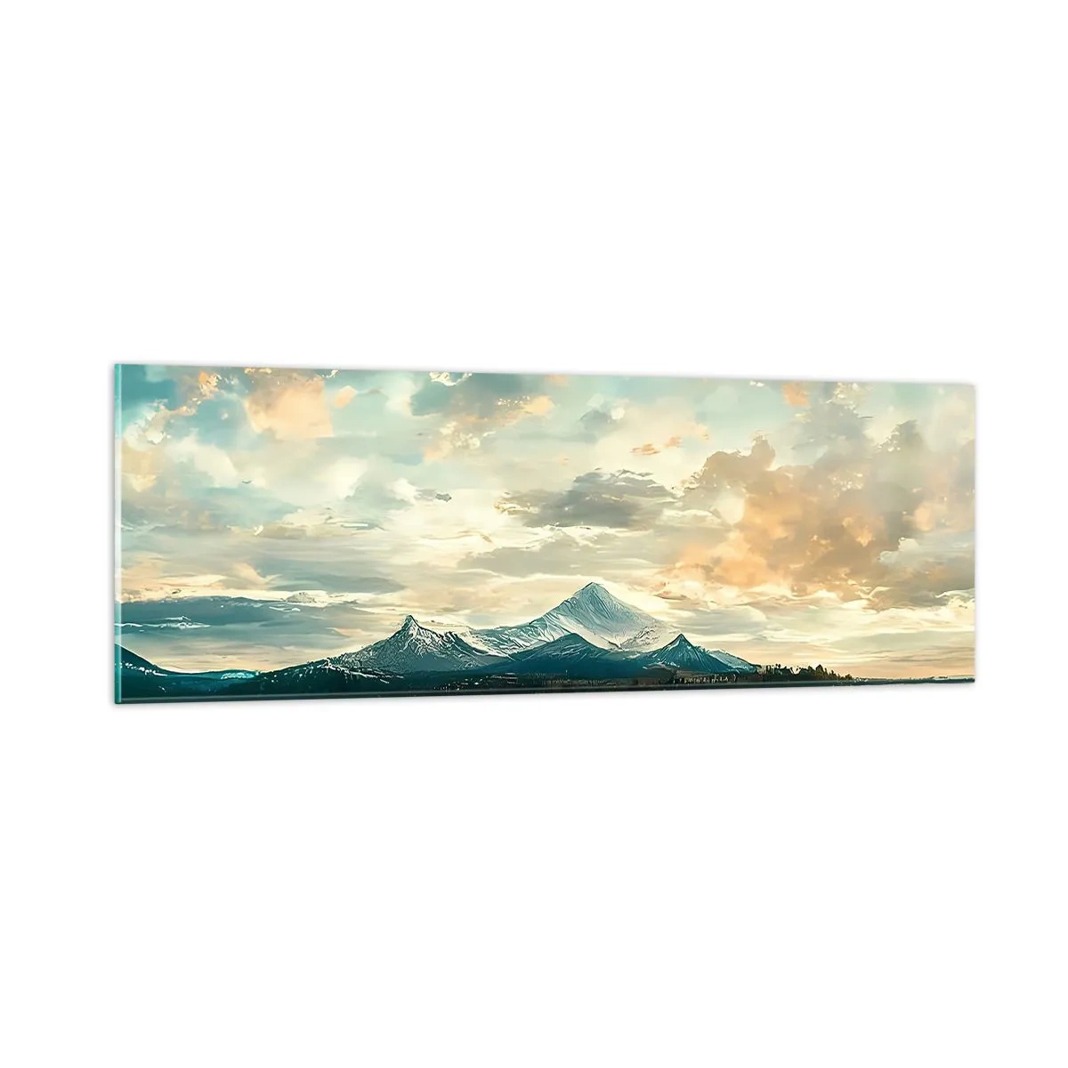 Üveg kép - Az ég védelme alatt - 90x30 cm