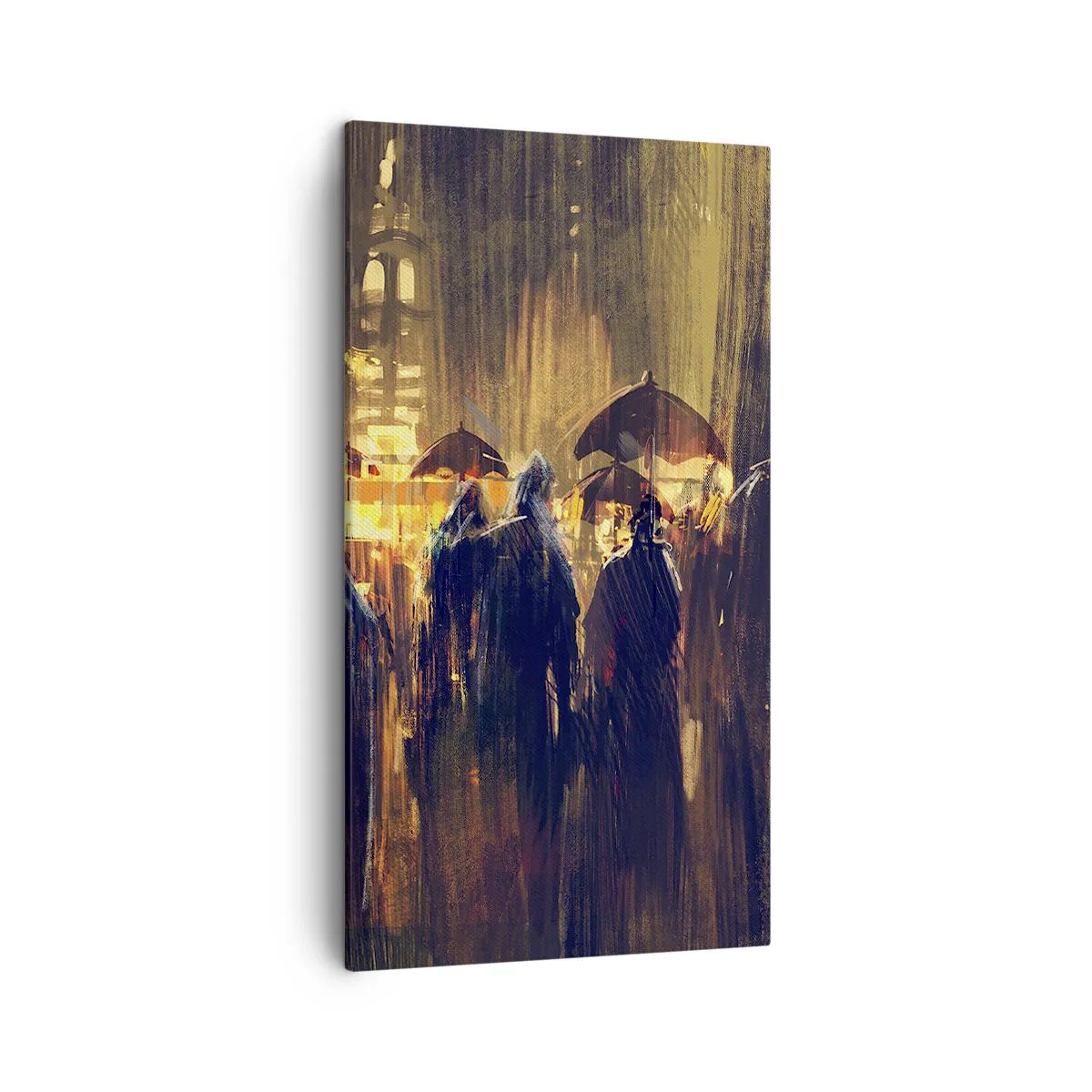Vászonkép - Az eső imádói - 45x80 cm