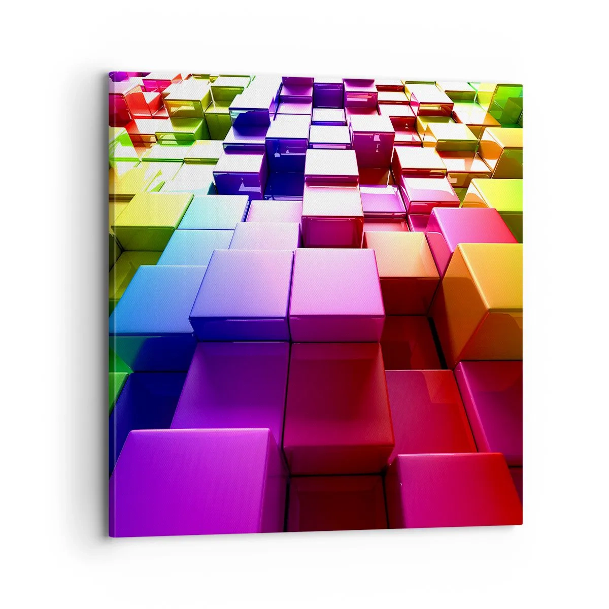 Vászonkép - Op-art együtt egy csapatban - 70x70 cm