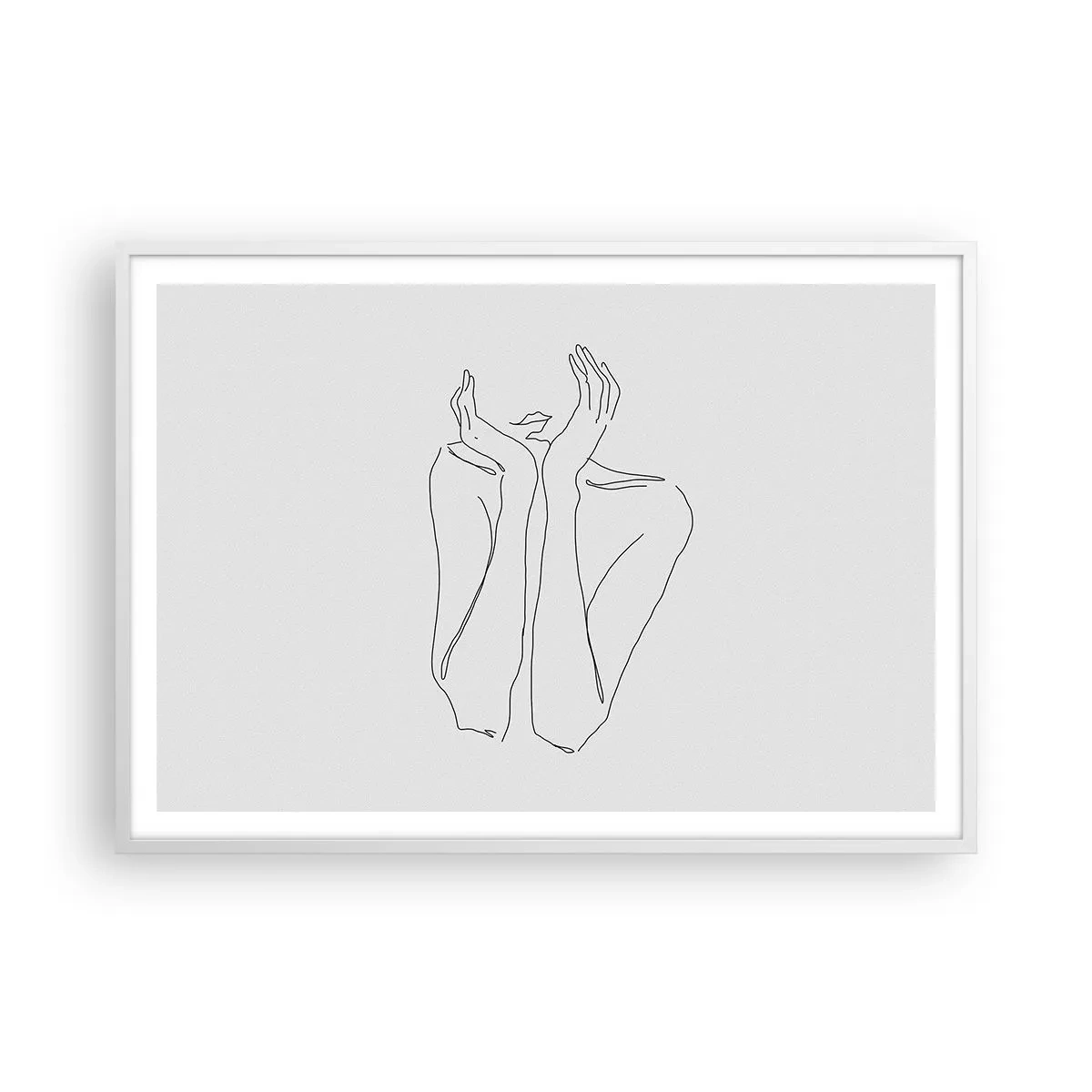 Poszter fekete keretben - Amiről a lányok álmodoznak - 100x70 cm