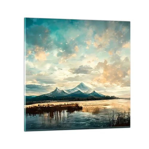 Üveg kép - Az ég védelme alatt - 60x60 cm