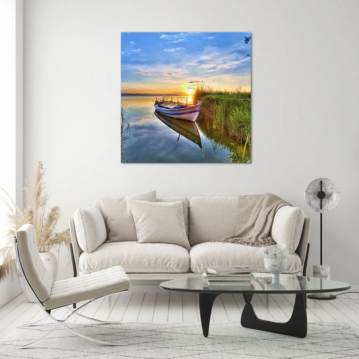 Üveg kép - Beteljesült álmok öblében - 70x70 cm