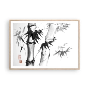 Poszter világos tölgy keretben - Közelkép a keletről - 100x70 cm