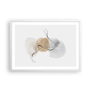 Poszter fekete keretben - Léggyöngyök - 70x50 cm