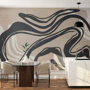 Fotótapéta Premium Canvas - Megsokszorozott kifejezés - Minimalizmus, Boho, skandináv - 400x280 cm