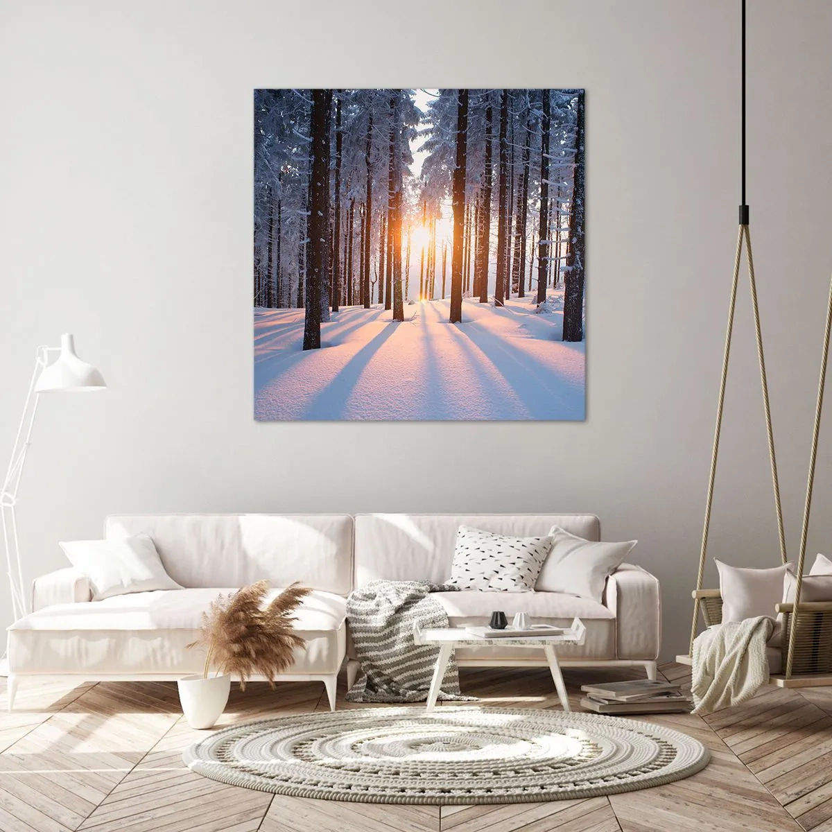 Vászonkép - Egyértelműen fekete-fehéren - 30x30 cm