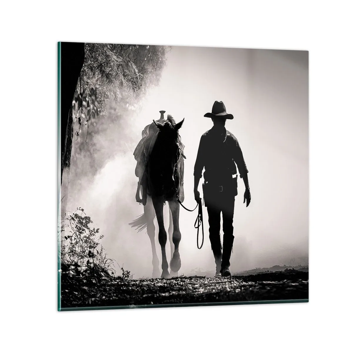 Üveg kép - Texasi reggel - 50x50 cm