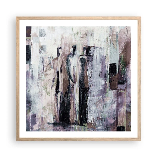 Poszter világos tölgy keretben - A titokzatos hámas - 60x60 cm