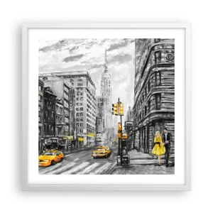 Poszter fekete keretben - Egy New York-i történet - 50x50 cm