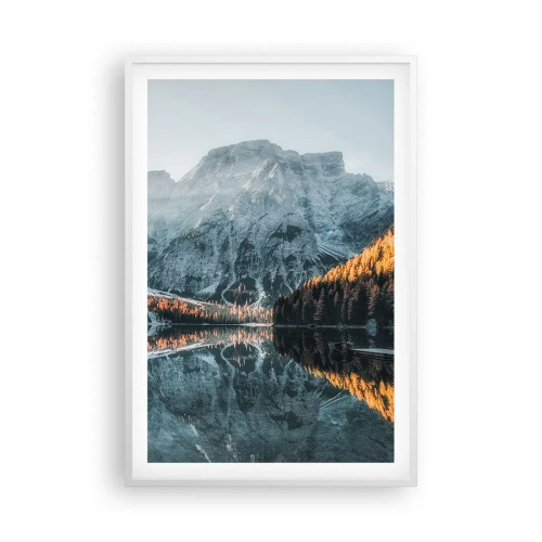 Poszter fekete keretben - Tükrös táj - 61x91 cm