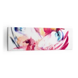 Vászonkép - A világ a közelségben virágzik - 160x50 cm